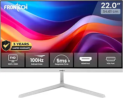 FRONTECH 22-inch ( HD 1440x900, 75Hz, Black,